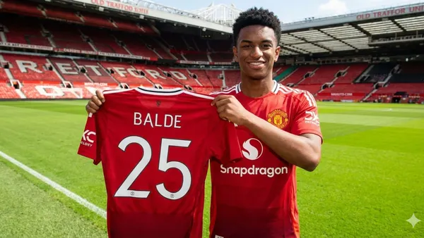 Alejandro Balde would be an option to strengthen the left side of Manchester United - Picture created by AI