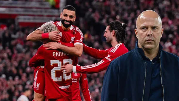 Arne Slot could lose a starting defender at Liverpool / Credit: Liverpool FC