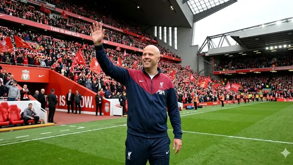 Arne Slot spoke about Liverpool's defeat against Manchester City - Picture created by AI