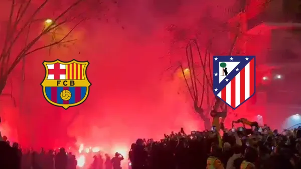 FC Barcelona fans attacked the Atlético de Madrid team bus ahead of the Copa del Rey semi-final