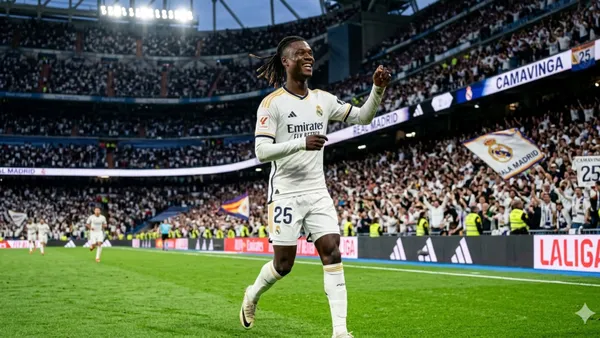 Liverpool will bid €100M for Real Madrid's midfielder Eduardo Camavinga - Picture created by AI