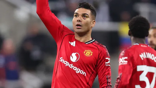 Manchester United fans begs to Casemiro to not leave the team at he end of the season - X @ManUtd