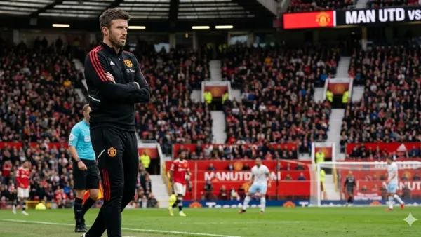 Michael Carrick explained how he saw the news about his return to Manchester United - Picture created by AI