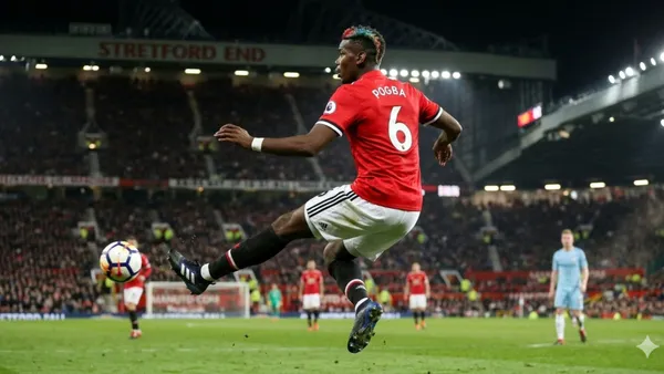 Paul Pogba continues working to regain his best form during his current spell at Monaco - Picture created by AI