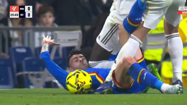 The reaction of the anti-Madrid and FC Barcelona fan press to Rudiger's attack on the Getafe player