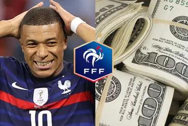 A legal dispute between Kylian Mbappe and the French national team official sponsor could be taking place.