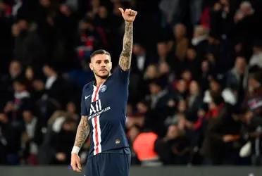 After several weeks, Mauro Icardi returned to play with PSG and Wanda Nara encouraged him from the stands. When the Parisian team lost, the forward entered at 46 ′ to replace Messi and was vital to be able to overcome the score.