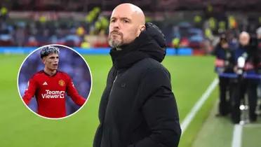 Alejandro Garnacho - Erik Ten Hag (Photo: Manchester United)