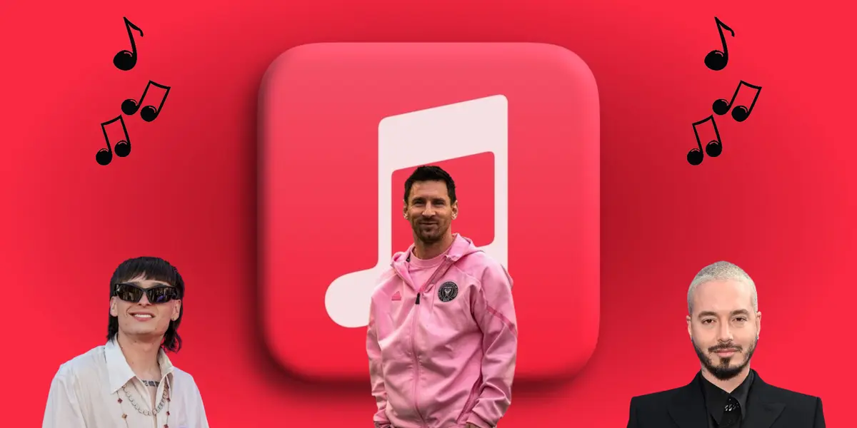 Apple Music reveals Lionel Messi's playlist before Inter Miami games.