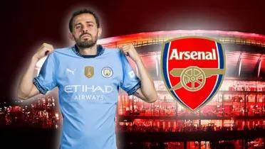 Bernardo Silva. PHOTO: Arsenal Walpaper