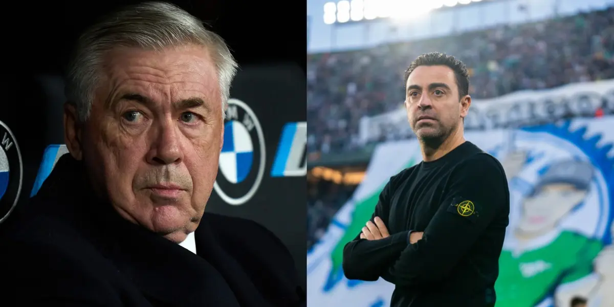 Carlo Ancelotti and Xavi have similar stats as managers of Real Madrid and FC Barcelona respectively.