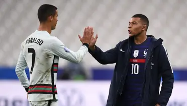 Cristiano Ronaldo and Mbappé