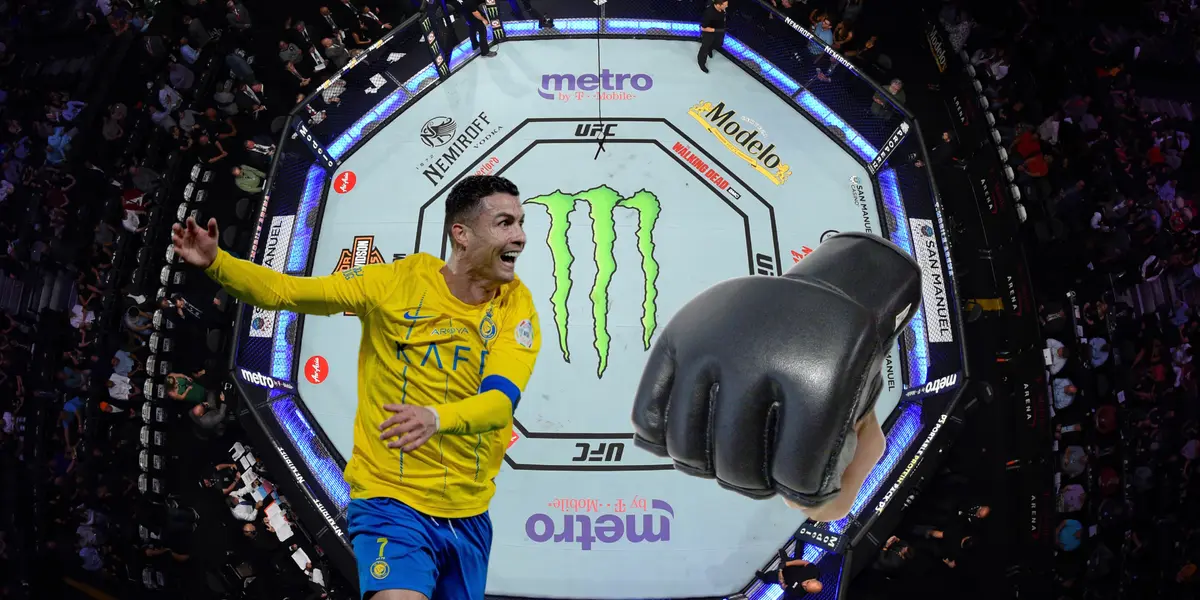 Cristiano Ronaldo could have influenced an MMA fighter last night.