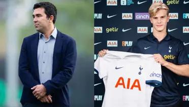 Deco makes bold statement on Bergvall not joining Barcelona instead of Spurs.