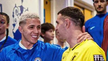 Enzo Fernandez and Dibu