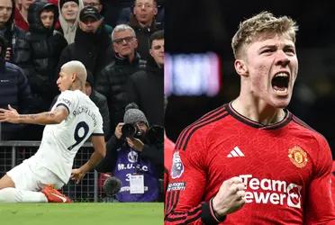 Game on, Spurs draw 1-1 against Manchester United after Rasmus Hojlund's goal