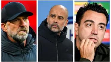 Guardiola, Klopp and Xavi