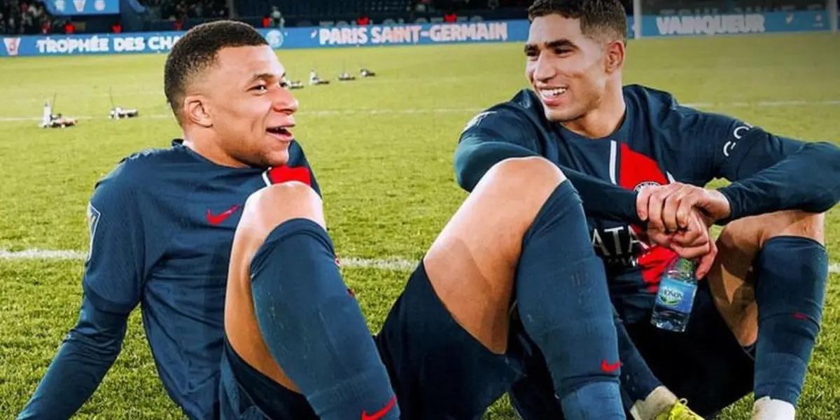 Hakimi and Mbappe