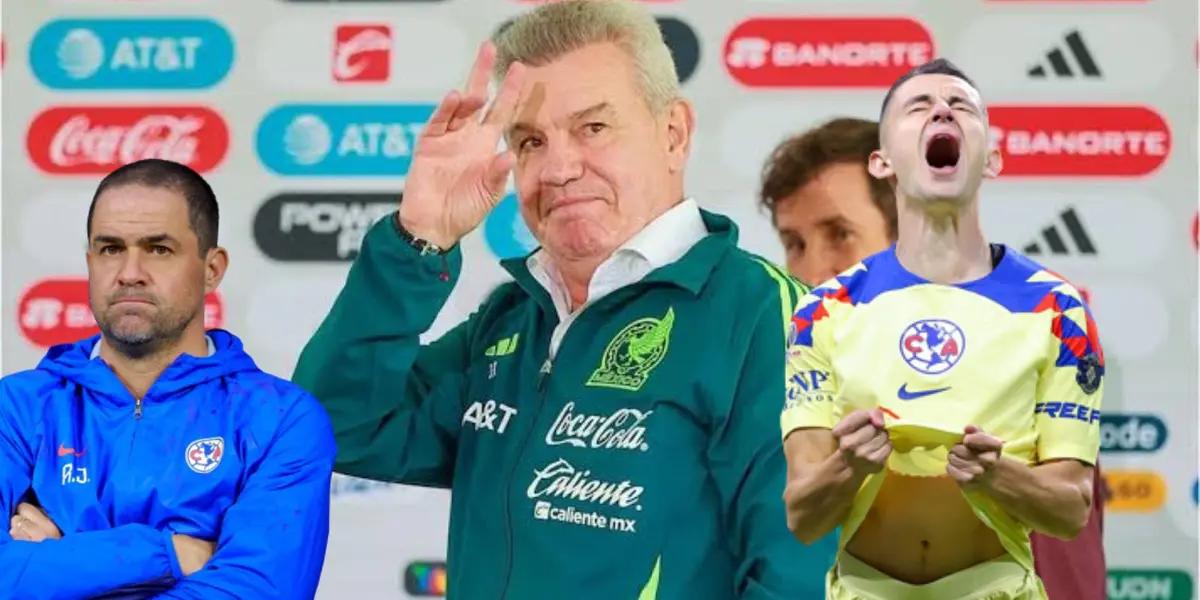 Jardine y Fidalgo con Aguirre en el Tricolor