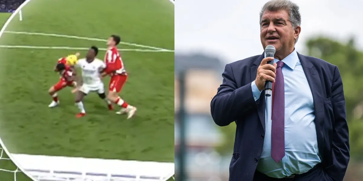 Joan Laporta's attack on Real Madrid for the referee's help against Almería
