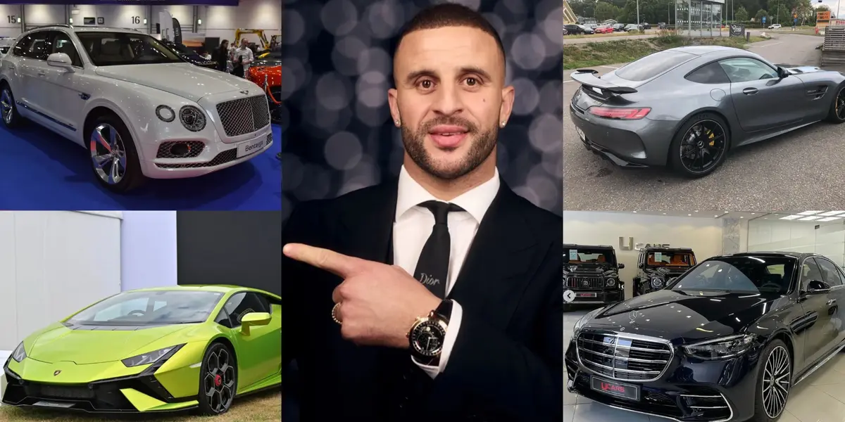 Kyle Walker's car collection is one of the more impressive in the Man City squad.