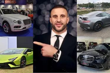 Kyle Walker's car collection is one of the more impressive in the Man City squad.