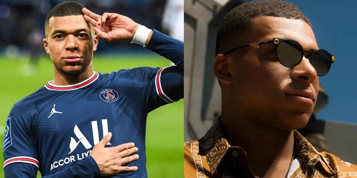 Kylian Mbappé now sells luxury sunglasses, see how much they cost.