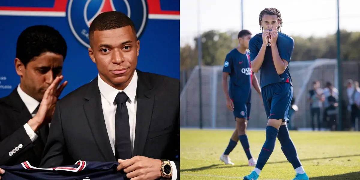 Kylian Mbappe will be leaving PSG this summer but his brother might not.
