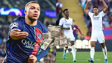 Kylian Mbappé will make the most in the Real Madrid squad including Vinicius Jr. and Jude Bellingham.