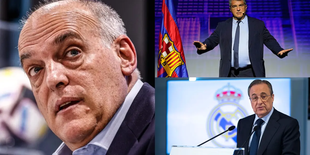 La Liga president Javier Tebas had some words about Joan Laporta and Florentino Perez.