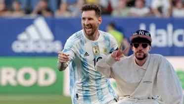 Lionel Messi - Bad Bunny (Photo: Argentine national team)