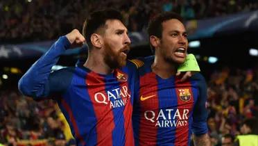 Lionel Messi y Neymar. Foto: redes de UEFA.