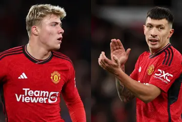 Lisandro Martinez received an impressive message from his teammate Rasmus Hojlund at Man United.