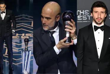 Man City won two awards in FIFA The Best ceremony, with many games in the World XI!