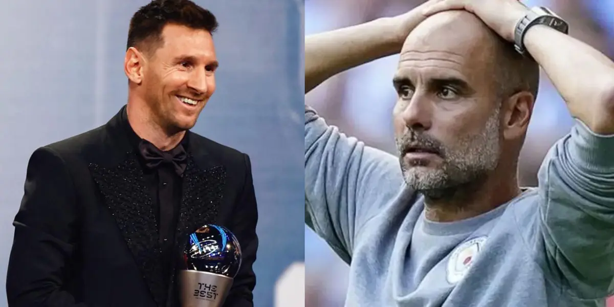 Not even Pep could believe it, Guardiola's reaction when Messi won The Best