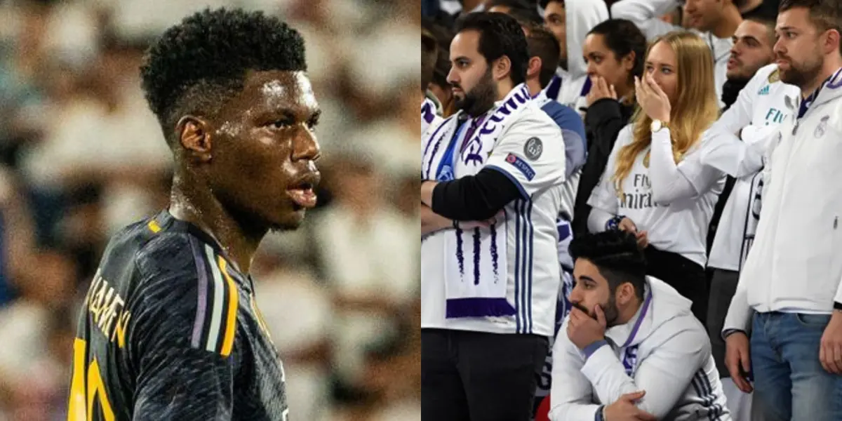 Real Madrid fans criticized the decision of Carlo Ancelotti of placing Tchouameni as a center back.