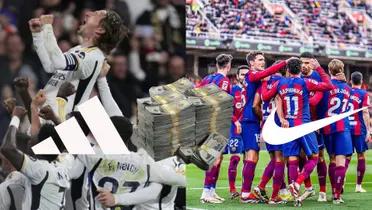 Real Madrid made $168 million from shirt sales last year but FC Barcelona made more.