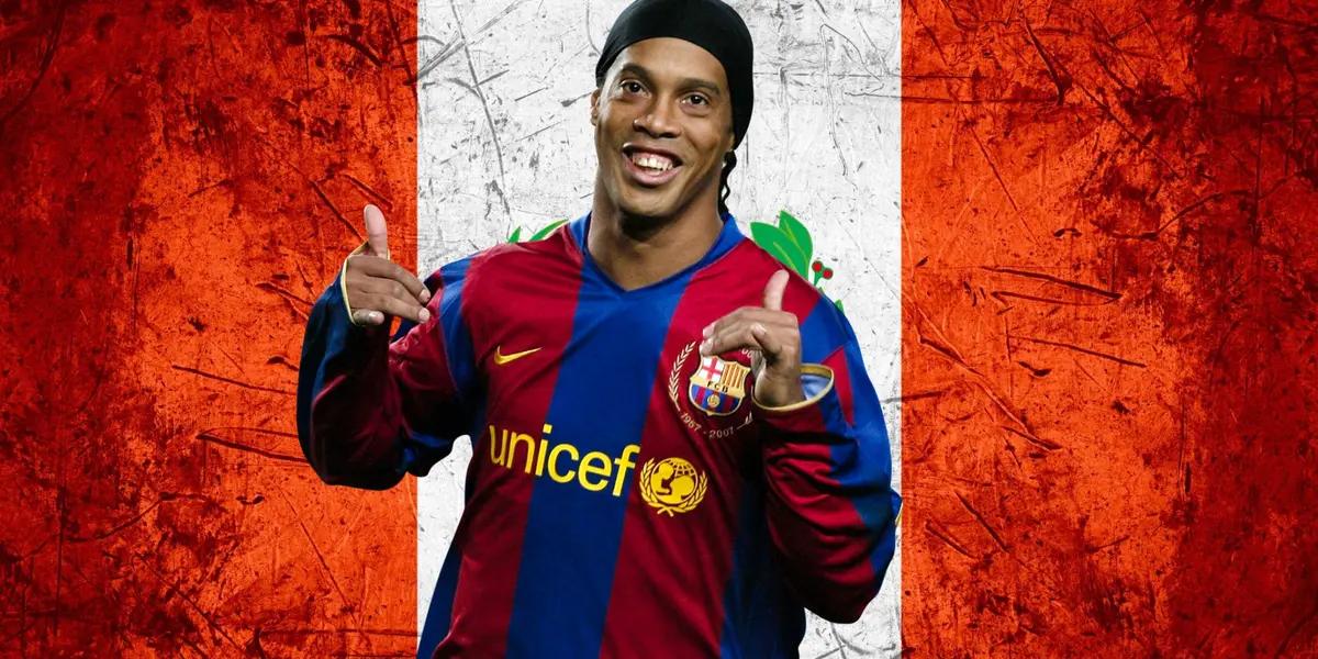 Ronaldinho. PHOTO: Perú