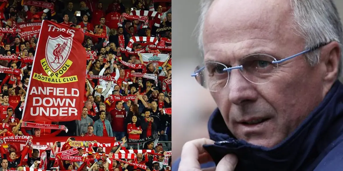 Sven Goran Eriksson will receive a massive detail from Liverpool after his thrilling confession.