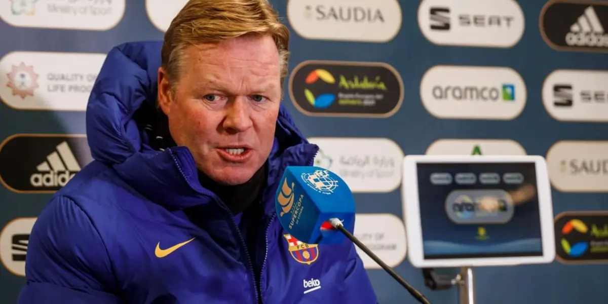 The manager admitted that one player does not agree with the project of the club and wants to play somewhere else, but Koeman told him that he will stay anyway.