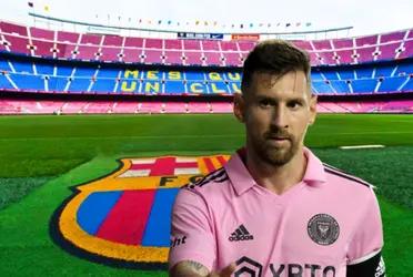 The position of Messi and Inter Miami on loaning the Argentine to FC Barcelona was announced.