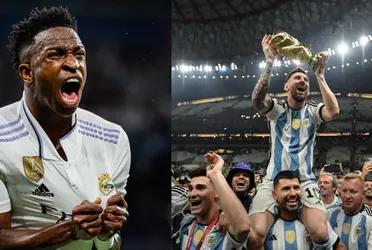 Vinicius Jr surprised Argentina with this gift.