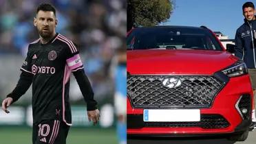 While Messi has a 150 thousand USD Audi RS, Luis Suarez's new car in Miami