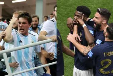 A former player, who was sold to another team in the past, continues to turn his back on his country and will support the French.