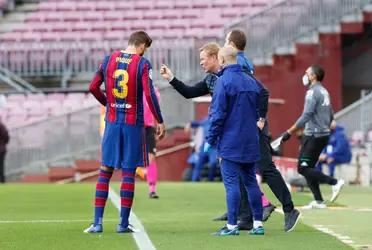 A new defeat puts Barcelona in check. Piqué, a benchmark for the team, came out to speak, and everything indicates that Koeman would not continue at the club.