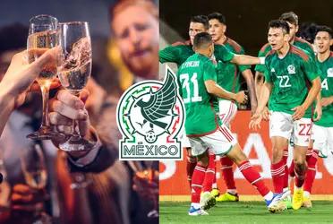 A player who on more than one occasion was seen with a hangover in matches, would go with Mexico to the World Cup