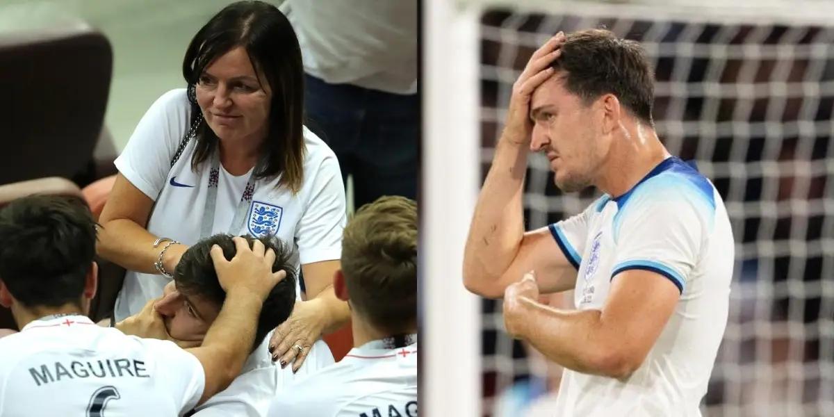 “Abuse is a disgrace”, says Maguire’s mother after the harsh criticism against her son.