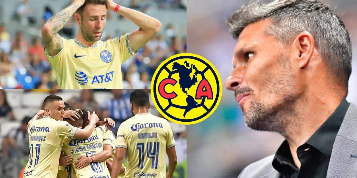 After América's loss to Monterrey, Fernando Ortiz pointed out to the first player that he would not be returning to the starting lineup.