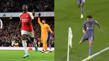 After Arsenal took the early lead, Liverpool get a late equalizer just before half time.