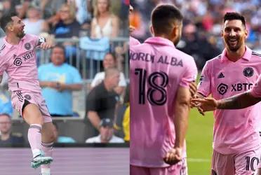 After beating Philadelphia 4-1, Messi shared a post on Instagram.